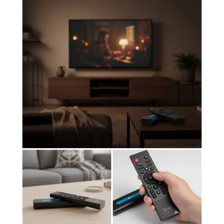8K Android TV Stick Bas Konuş Destekli Güçlü Performans