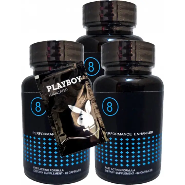 8PERFORMANCE ENHANCER ERKEKLERE ÖZEL 60LI X  3 ADET + JEL