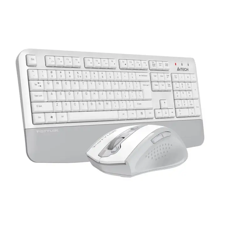 A4 Tech FG2500S Beyaz Plus 2.4GHz FN-MM Türkçe Q 3200DPI Klavye &amp; Mouse Set