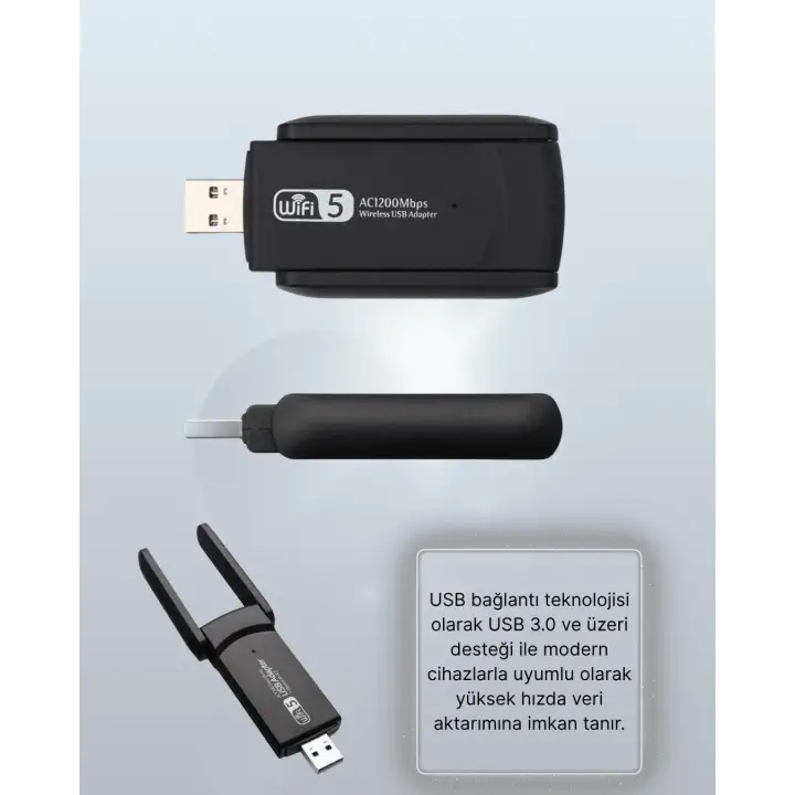AC1200 USB WiFi Adaptör