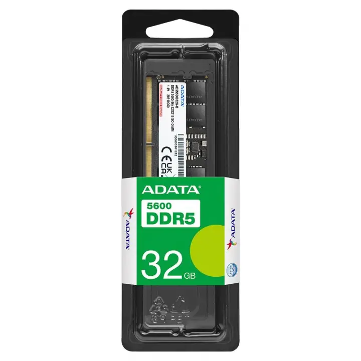 Adata 32GB DDR5 5600MHz 262Pin 1.1V Notebook Ram
