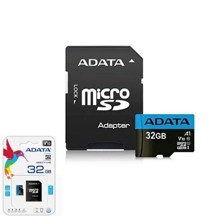 ADATA 32GB PREMIER MICROSDXC UHS-I CLASS10 V10 AUSDH32GUICL10A1-RA1