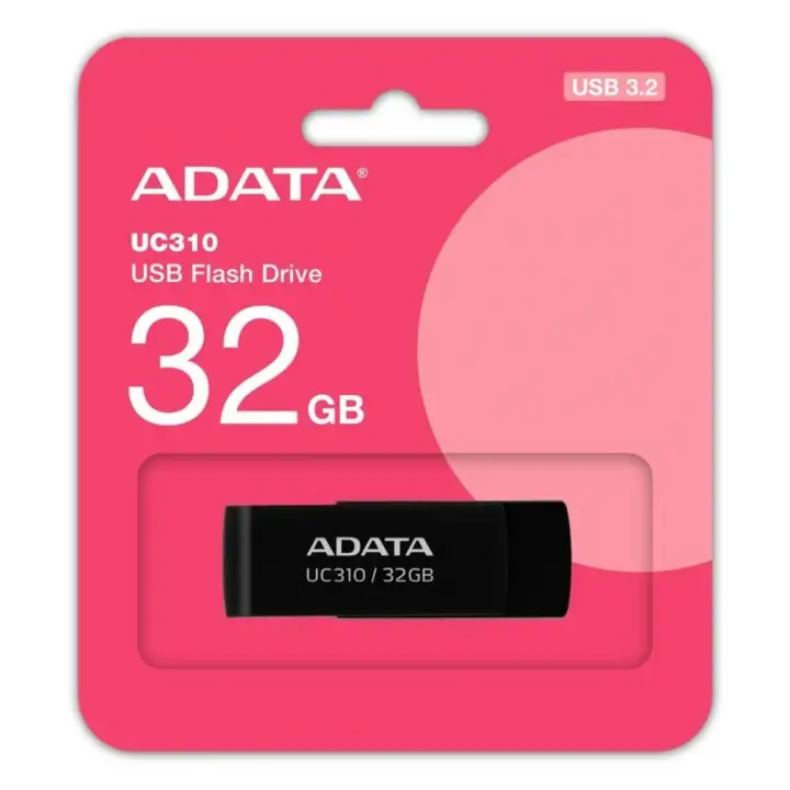 Adata UC310-32GB 32GB USB3.2 Gen1 Black Flash Bellek