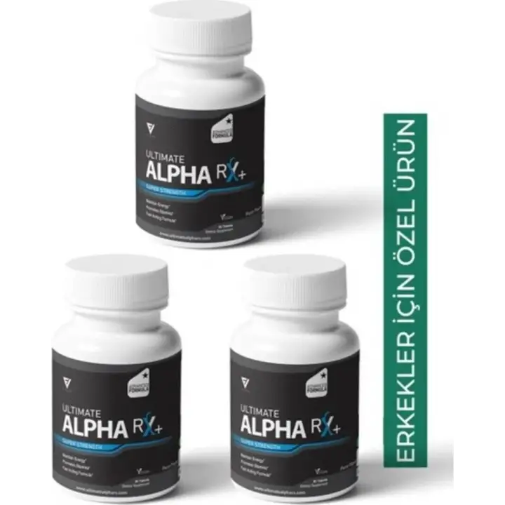 ALPHA RX ERKEKLERE ÖZEL 30 LU X 3 ADET