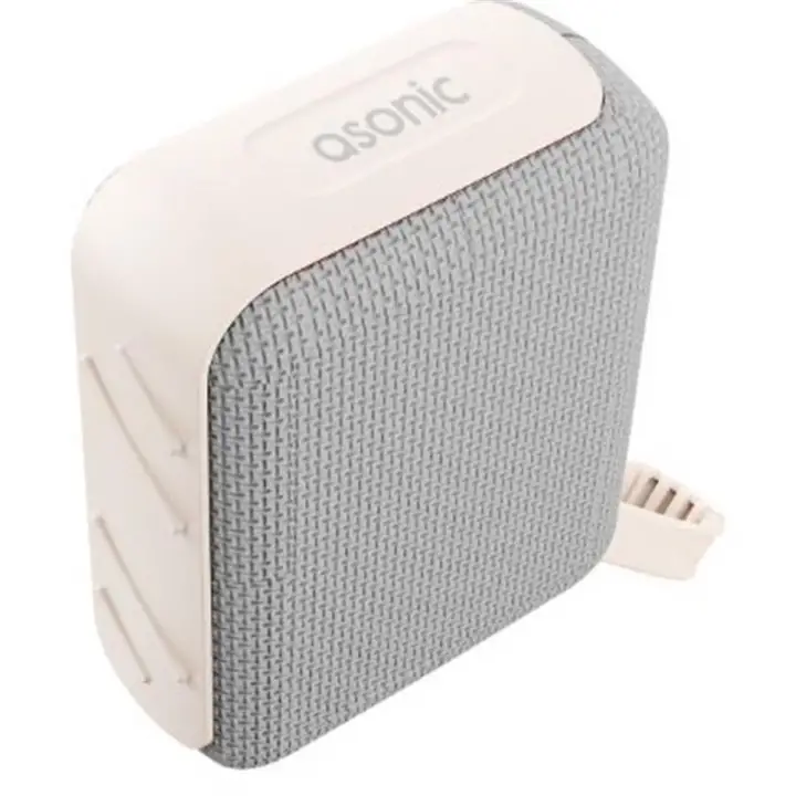 Asonic AS-03 Bej USB-TF-TWS-Bluetooth Destekli 5W 1200mAh Type-C Speaker