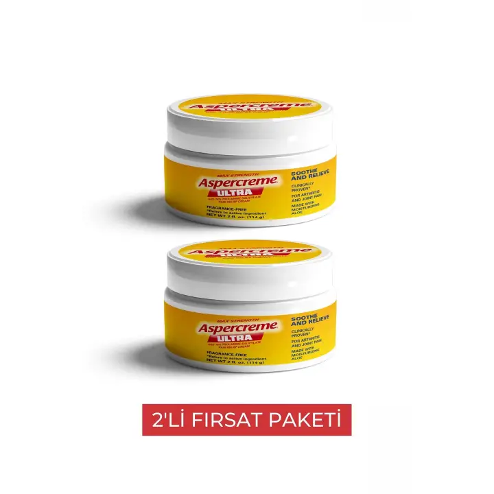 Aspercreme Ultra Masaj Kremi  2 Adet