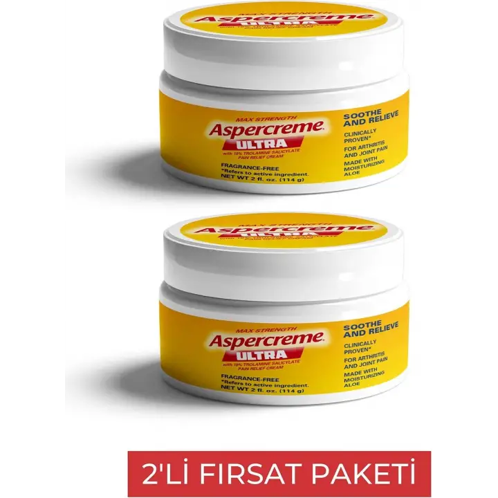ASPERCREME ULTRA MASAJ KREMİ  2 ADET