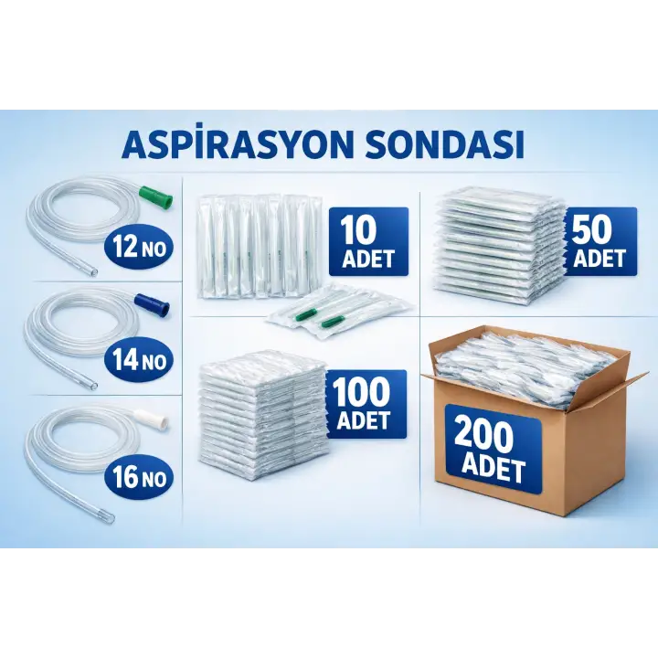 Aspirasyon Sondası Tek Kullanımlık