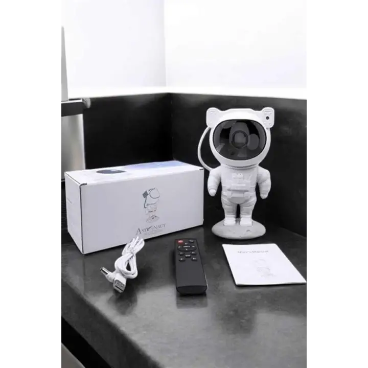 Astronot Görünümlü Projeksiyon Speaker Taşınabilir