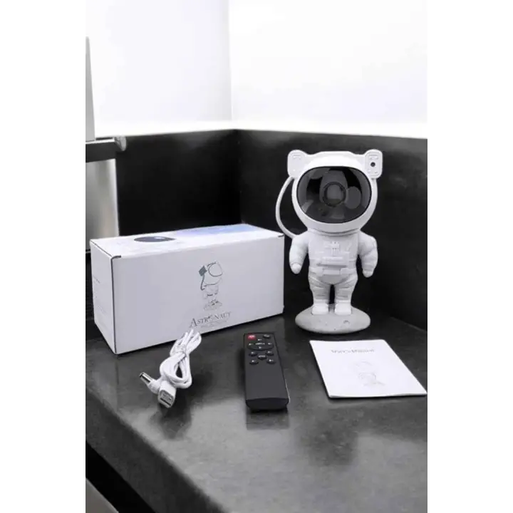 Astronot Görünümlü Projeksiyon Speaker Taşınabilir