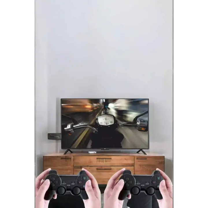 Atari Oyun Konsolu 2000 Oyunlu Game Stick 2.4G Wireless