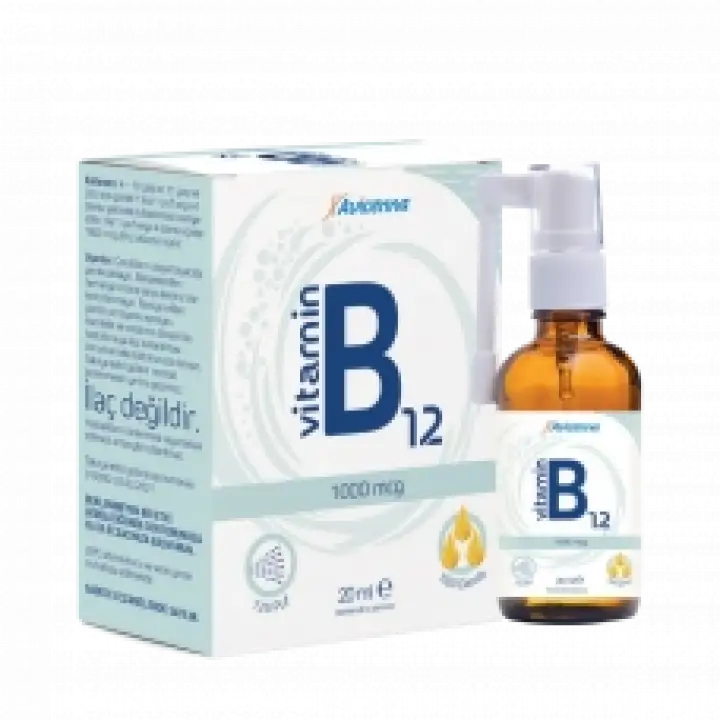 B12 Vitamin Metilkobalamin Sprey Damla 20 Ml