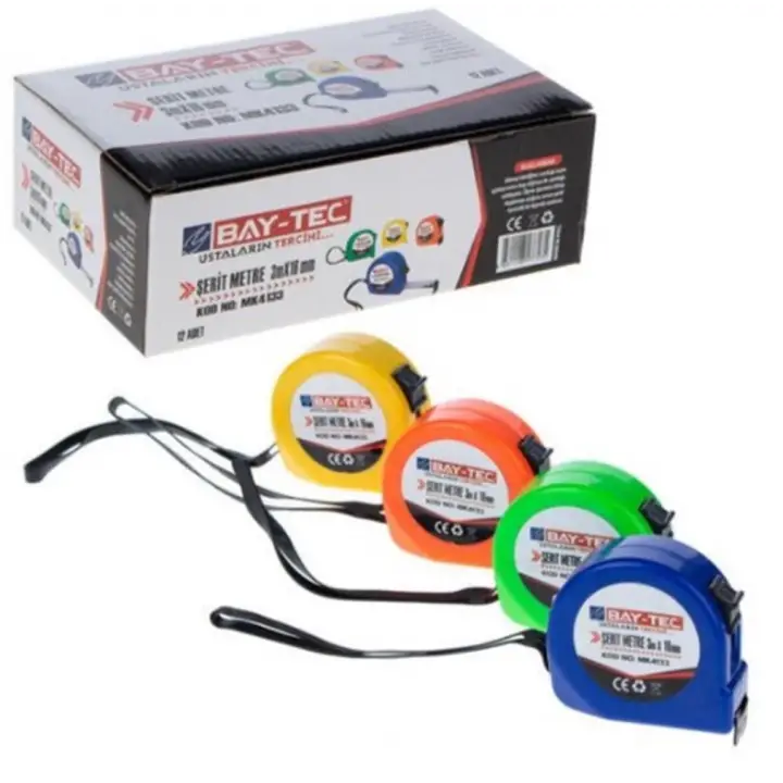 Bay-Tec Mk4133 3MtX16MM Şerit Metre