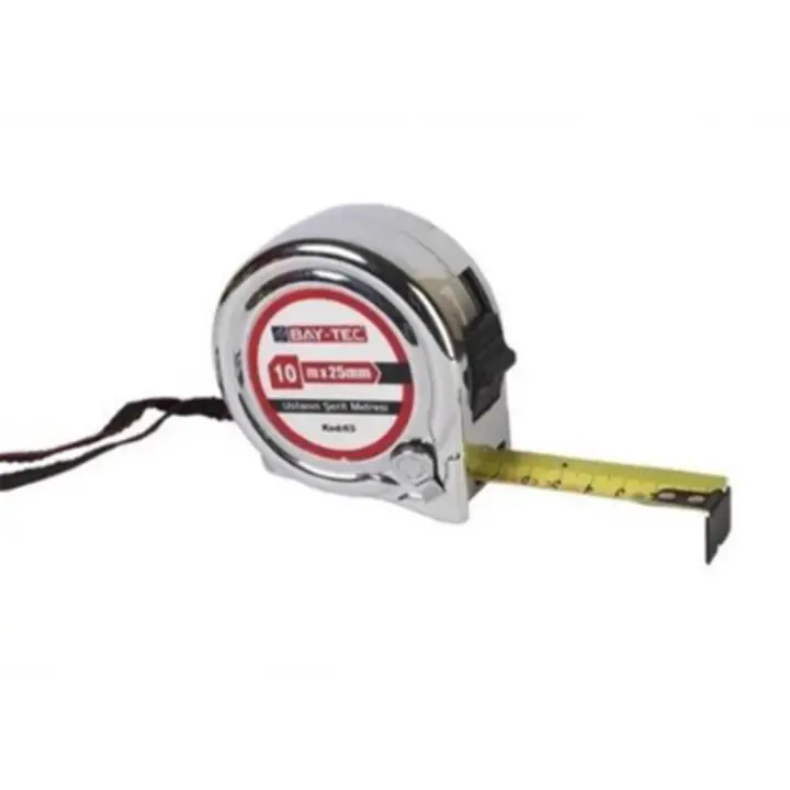Bay-Tec Mk4149 10Mt 25MM Krom Şerit Metre