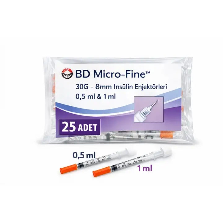 BD Micro Fine 30G 8mm İnsülin Enjektörü