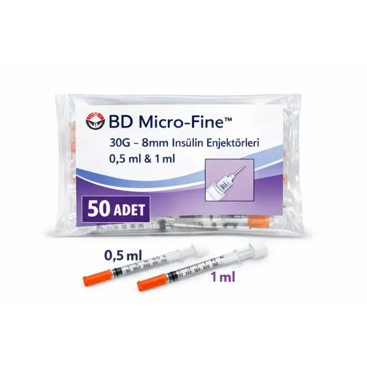 BD Micro Fine 30G 8mm İnsülin Enjektörü