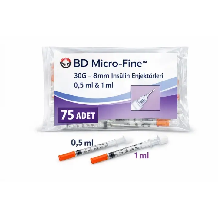 BD Micro Fine 30G 8mm İnsülin Enjektörü
