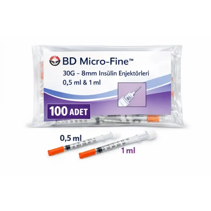 BD Micro Fine 30G 8mm İnsülin Enjektörü