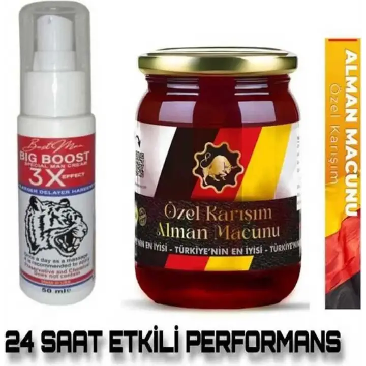 BİG BOOST 3X EFFECT DELAYER HARDENER CREAM ALMAN MACUNU 240 GR