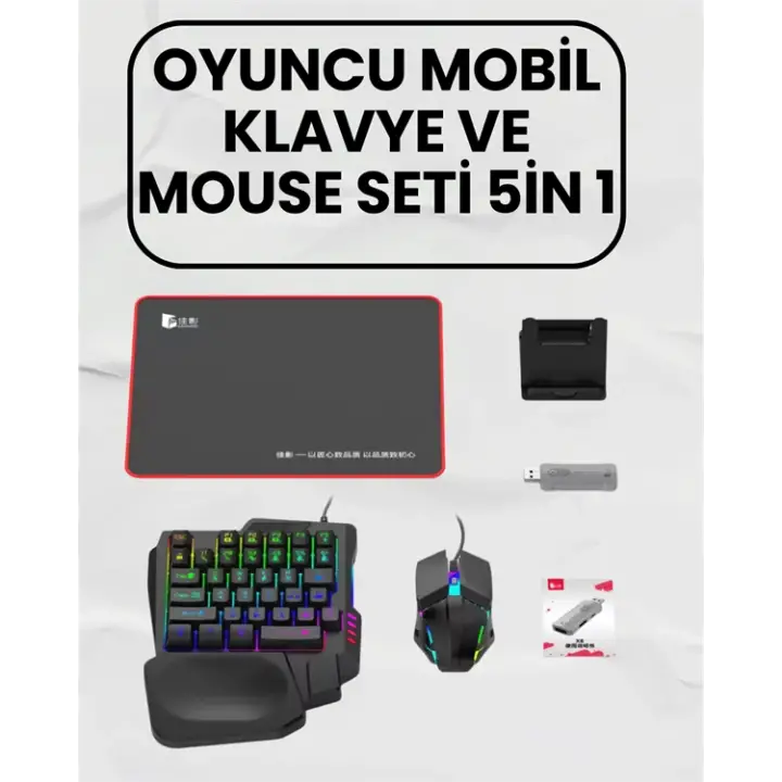 Bluetooth 5.3 Mobil Oyun Aksesuar Seti – PUBG Uyumlu