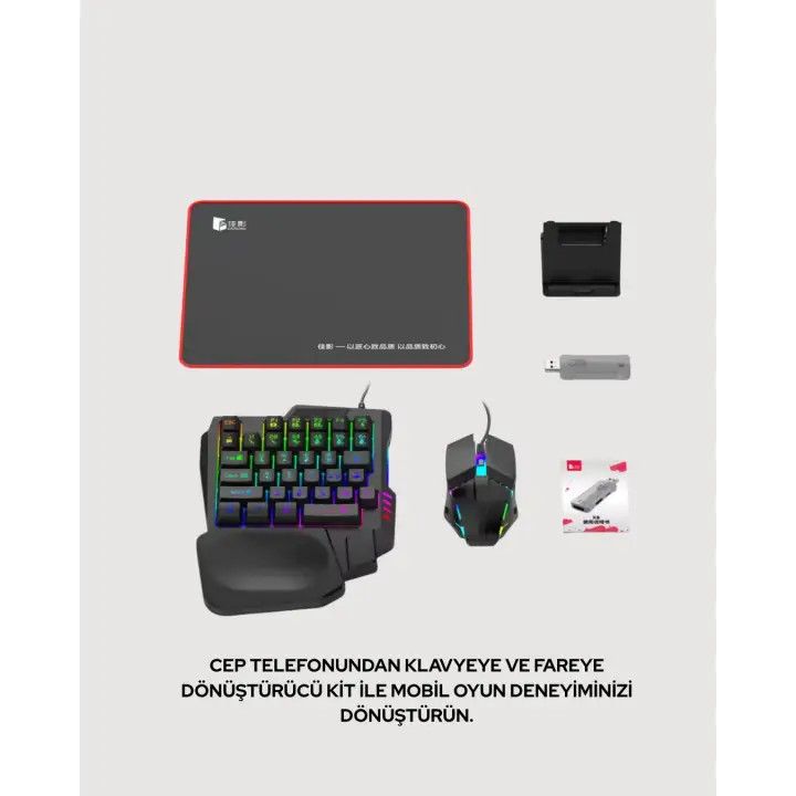Bluetooth 5.3 Mobil Oyun Kiti – PUBG ve CODM İçin 5 Parça Set