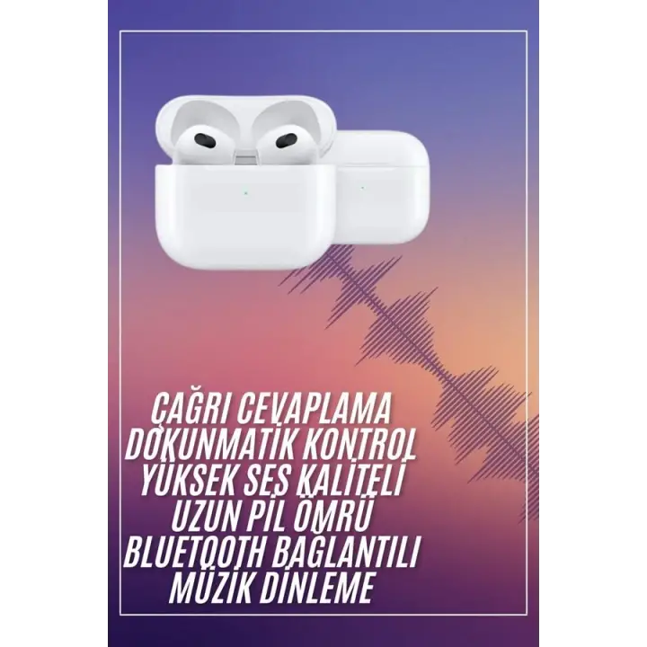 Bluetooth Kulaklık 3. Nesil Ios Android Uyumlu Yeni Nesil Wireless Charge