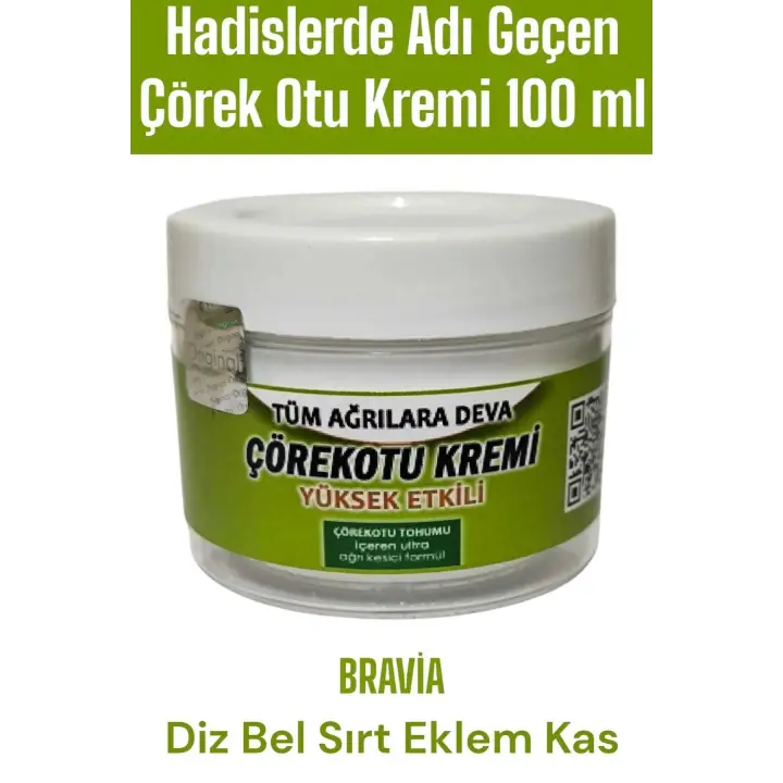 Bravia Çörek Otu Kremi 100 ml 1 Adet
