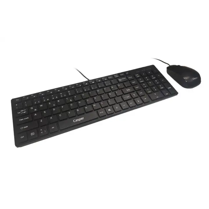 Casper Nirvana KB7900-KM35 Kablolu USB Q Siyah Klavye + Mouse Seti