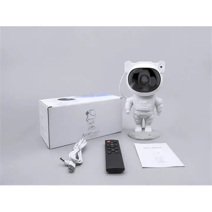 Çocuklara Özel Projeksiyon Astronot Lamba Speaker Sevimli