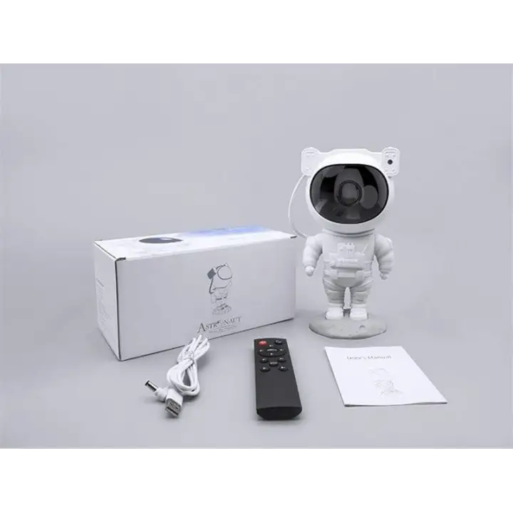 Çocuklara Özel Projeksiyon Astronot Lamba Speaker Sevimli