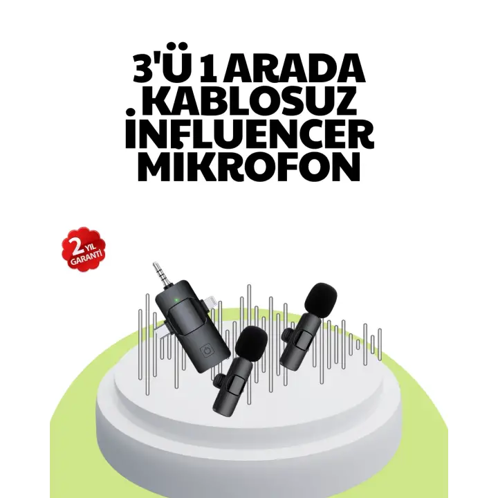 Çok Yönlü Mikrofon - Net Ses, Uzun Pil