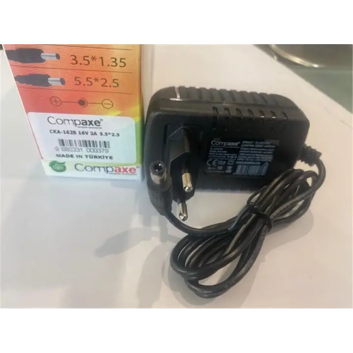 Compaxe CKA-162b 40w 16v 2.5a 5.5-2.5 Adaptör