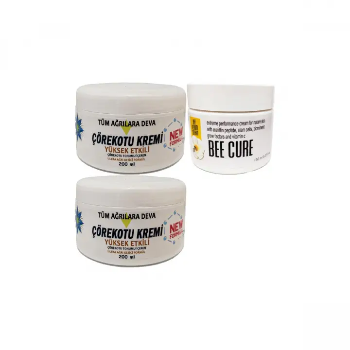 ÇÖREK OTU KREMİ WHİTE BOX 2 ADET 200 ML + BEECURE KREM 150 ML / KREM SETİ