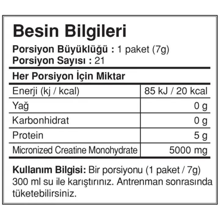 Crea Big Go! 21 Drink Packets Yeşil Elma