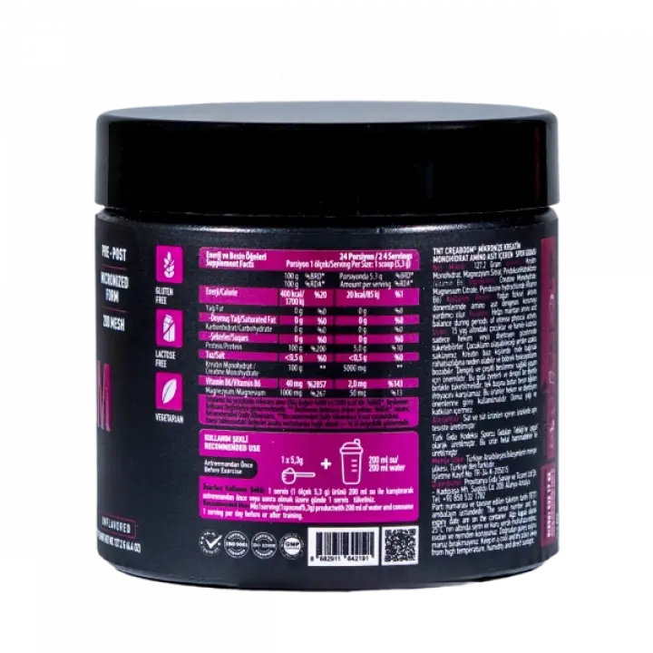 Creaboom Creatine Monohydrate Powder 127,2 gr