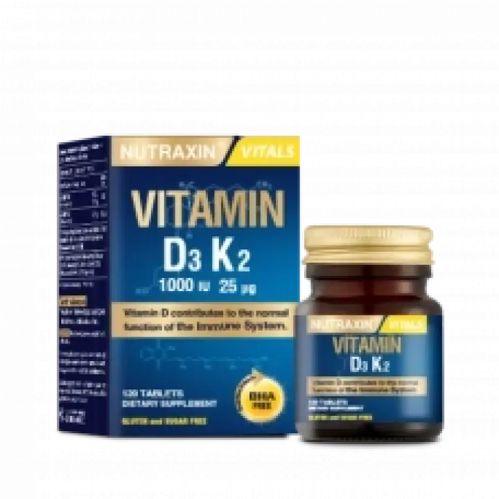 D3K2 Vitamin 1000 IU 120 Tablet