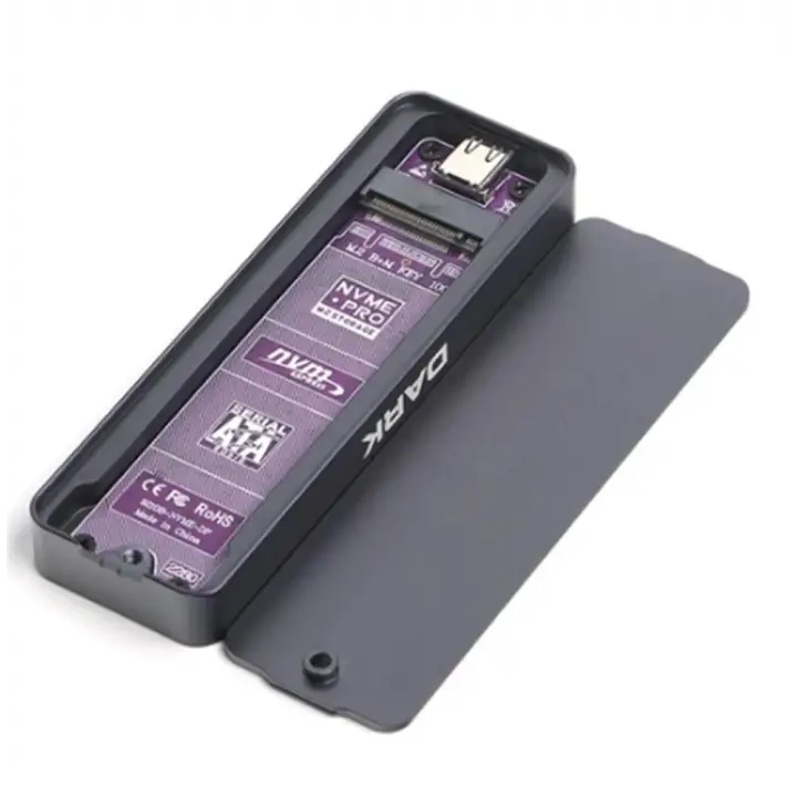 Dark DK-AC-DSEM6 USB 3.1 Type-C M.2 NVMe -NGFF Led Göstergeli Disk Kutusu
