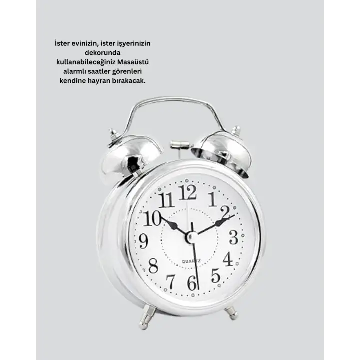 Dekoratif Gümüş Saat