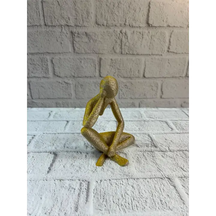 DEKORATİF İNSAN FİGÜRÜ SARI