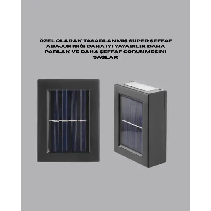 Dış Mekan Güneş Paneli ile Aydınlatma Lambası