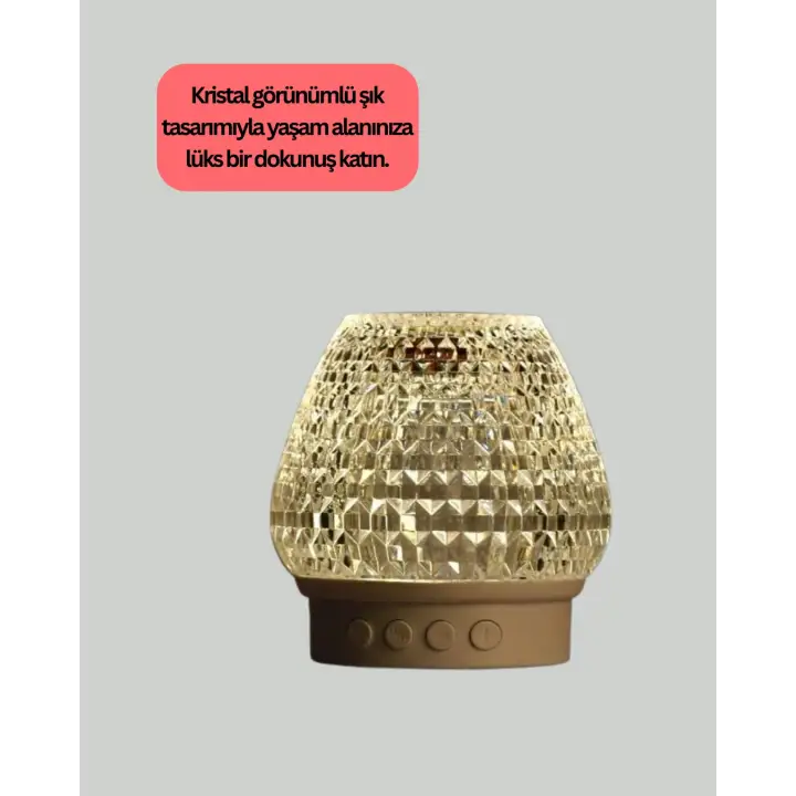 Dokunmatik Işıklı Kablosuz Bluetooth Hoparlör 5W