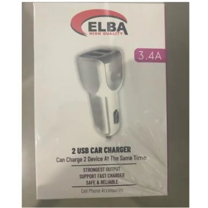Elba ELB28-AR3P ELBA 3.4A 2USB ARAÇ BAŞLIK
