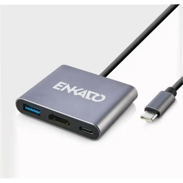 ENKADO EKD-TP43 TYPCE-C TO 3 İN1 HDMI +PD +USB 3,0 ADAPTÖR