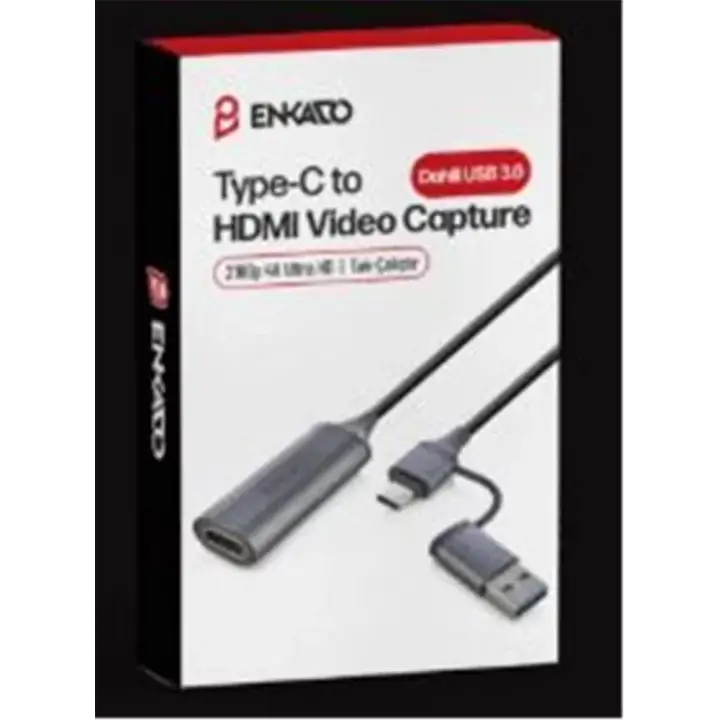 ENKADO EKD-TP46 TYPE-C+USB 3,0 TO HDMI VİDEO CAPTURE
