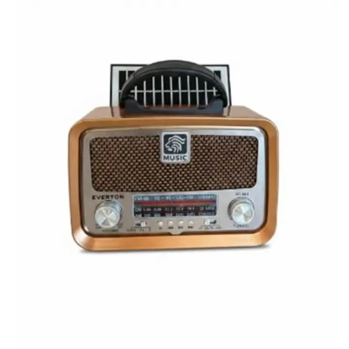 Everton RT-653 Solarlı,Şarjlı Nostaljik Radyo (Bluetooth-USB-SD-FM )