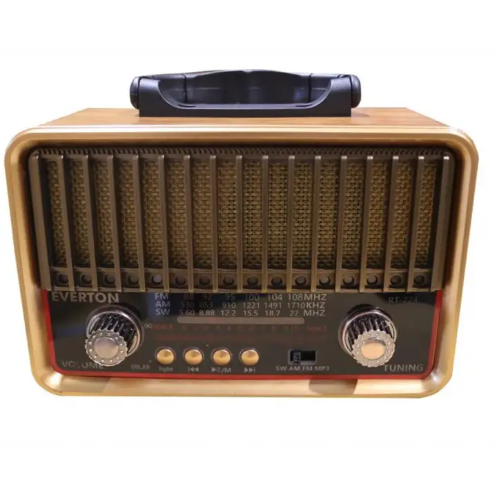 Everton RT-774 Bluetooth-USB-SD-FM Şarjlı Nostaljik Radyo
