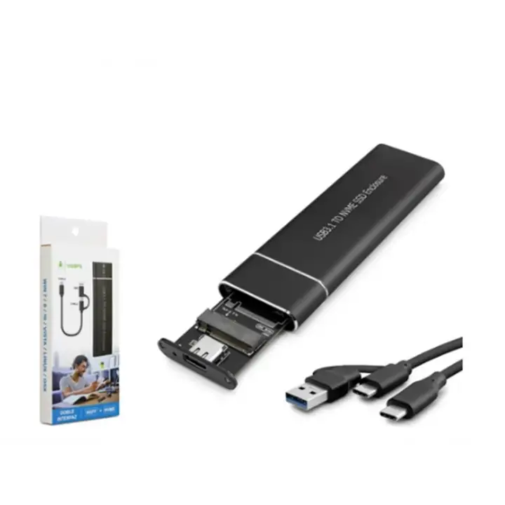 Hadron Hdx1768 Ssd Kutu Type-C3.1 + Usb3.0 Nvme M2