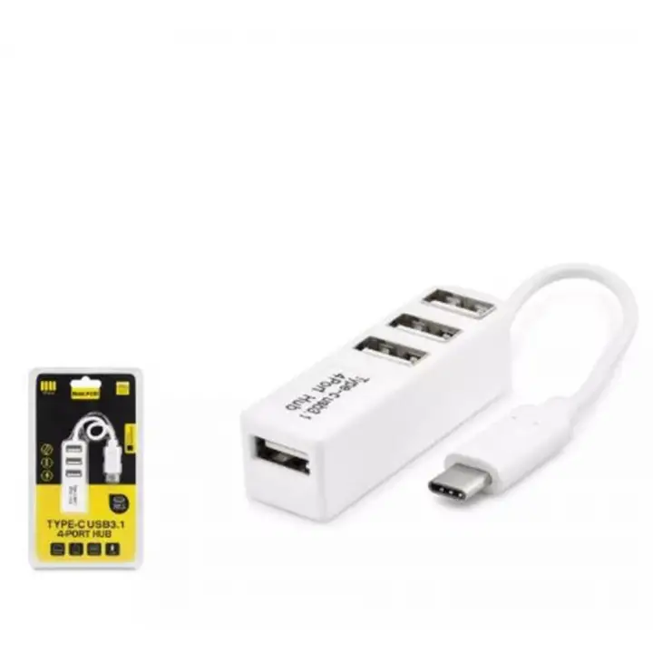 Hadron Hdx7015 Type-C Hub 4-Usb Beyaz (Telefon Uyumlu)