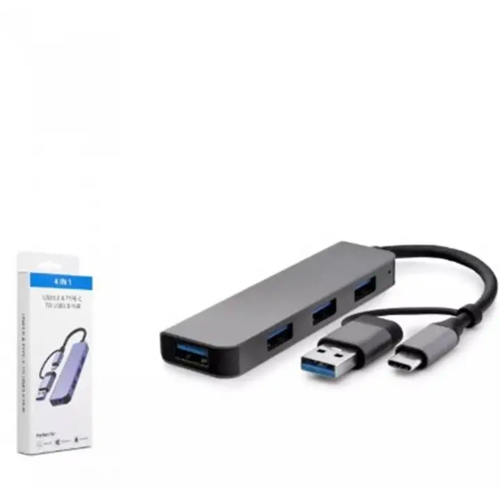 HADRON HDX7040 TYPE-C HUB 3-USB2.0 + USB3.0 GRİ