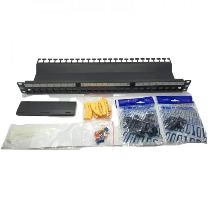 HCS 19&amp;quot; 1U 24 PORT BOŞ PATCH PANEL(P00-02450-1U)